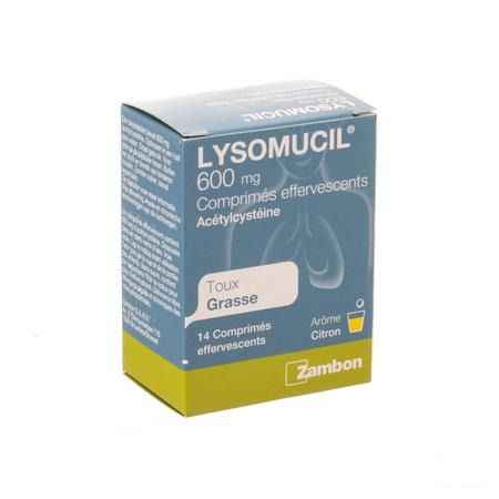 Lysomucil 600 Bruistabletten 14 X 600 mg