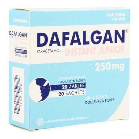 Dafalgan Instant Junior Gran Zakjes 20 X 250 mg
