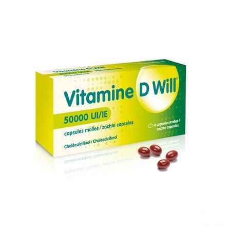 Vitamine D Will 50000Ui Caps Molle 4  -  Will Pharma