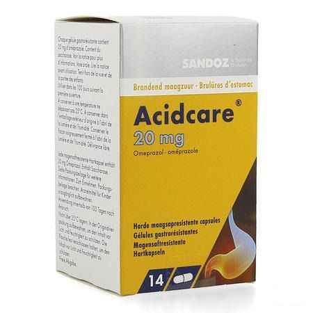 Acidcare 20 mg Sandoz Capsule Maagsapres 14 X 20 mg 