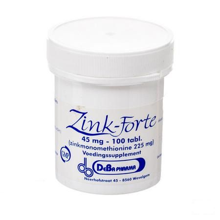 Zn Comprimes 100x225 mg  -  Deba Pharma