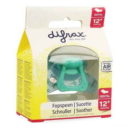 Difrax Fopspeen Dental Semi Filled + 12m 346  -  Difrax