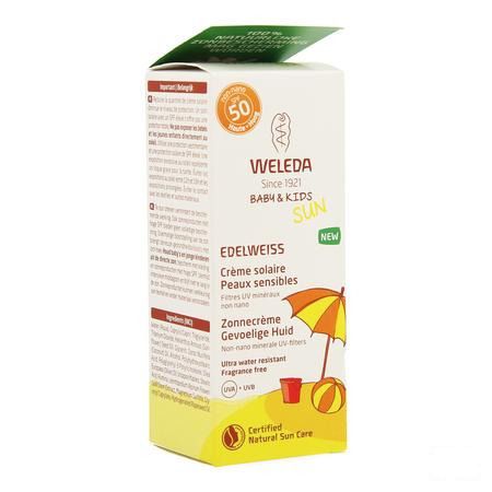 Weleda Edelweiss Creme Solution Peau Sens. Ip50 + 50 ml  -  Weleda