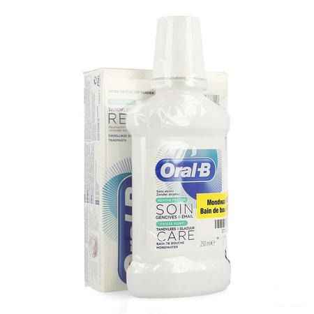 Oral-B Tp Gum & enam.rep.fresh 2x75 ml + mondwater250 ml