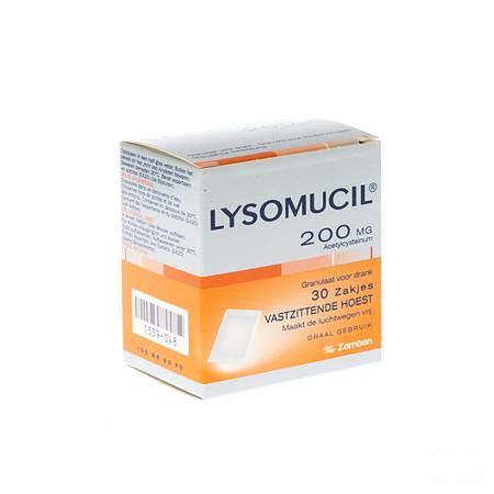 Lysomucil 200 Gran Zakjes 30 X 200 mg