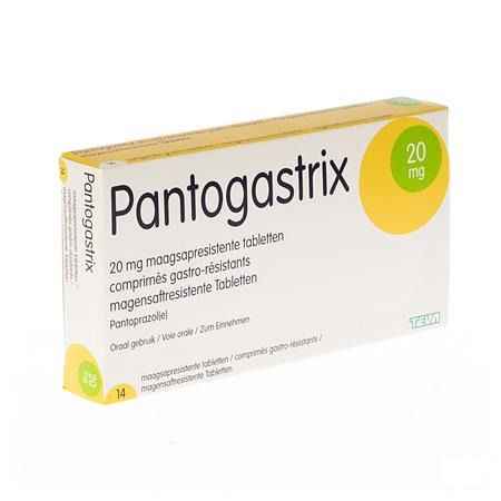Pantogastrix Teva 20 mg Comprimes Gastro Resist 14x20 mg 