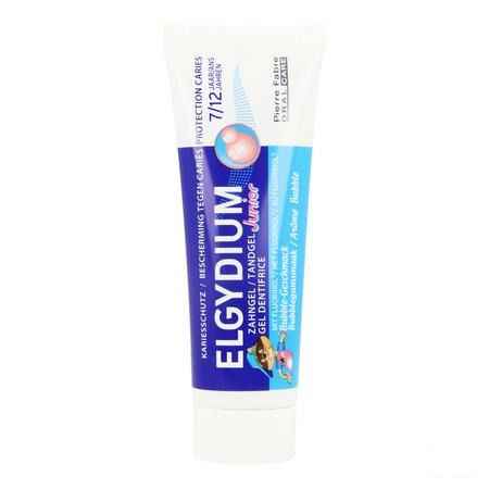 Elgydium Junior Bubble Dentif 7-12a sans paraben 50 ml