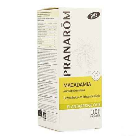 Macadamia Bio Plantaardige Olie 50 ml  -  Pranarom