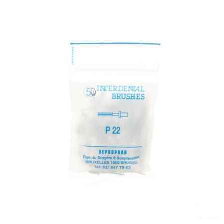 Proximal Tandenborstel zonder heft Cylindr. Small Kort 50 P22  -  Deprophar