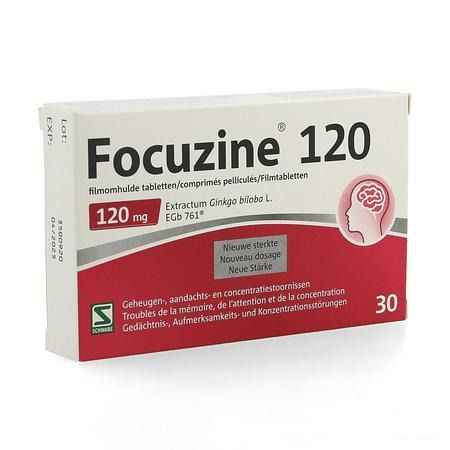 Focuzine 120 mg Filmomh Tabl 30 X 120 mg  -  Vsm