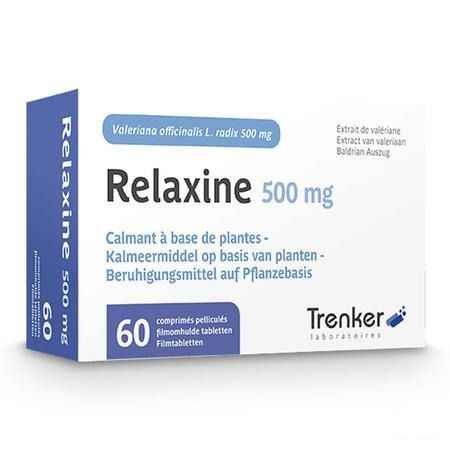 Relaxine 500 mg Filmomhulde Tabletten 60  -  Trenker