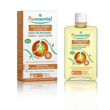 Puressentiel Gewrichten Mas.olie Arnica Bio 200 ml  -  Puressentiel