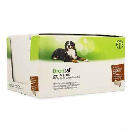 Drontal Large Dog Tasty 525/504/175 mg Comprimes 24