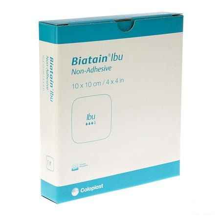 Biatain-ibu Verband N/adh + ibuprof. 10x10,0 5 34110  -  Coloplast