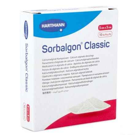 Sorbalgon Hartm Ster 5cmx 5cm 10 9995985  -  Hartmann
