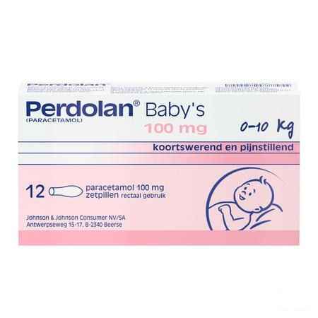 Perdolan Suppo Baby 12x100 mg