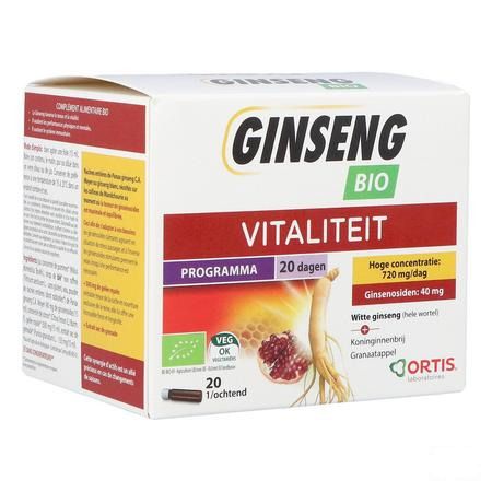Ortis Ginseng Bio S/Alcool 20X15 ml  -  Ortis