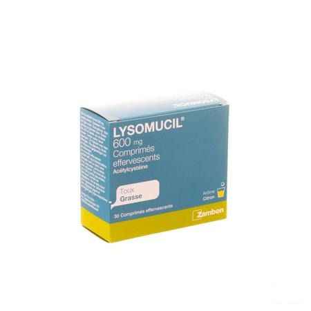 Lysomucil 600 Comprimes Effervescents 30 X 600 mg