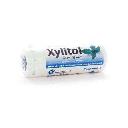Miradent Kauwgom Xylitol Pepermunt Zs 30  -  Eureka Pharma
