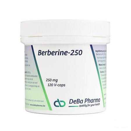 Berberine 250 mg V-Caps 120  -  Deba Pharma