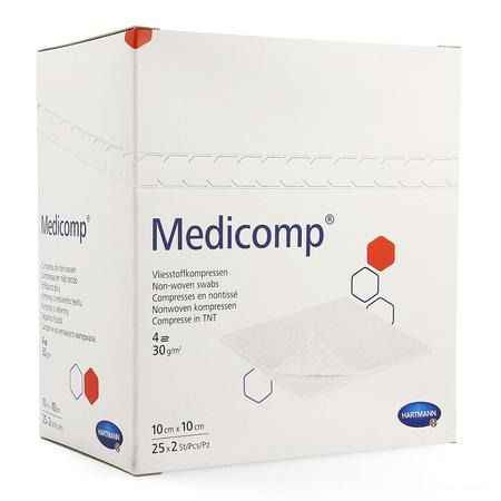 Medicomp 10x10cm 4l.st. 25x2 P/s  -  Hartmann