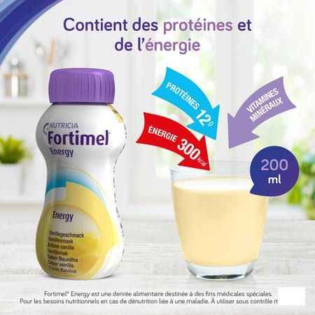 Fortimel Energy Vanille 4x200 ml 2320521  -  Nutricia