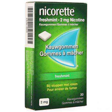 Nicorette Freshmint Gomme Mach 30x2 mg