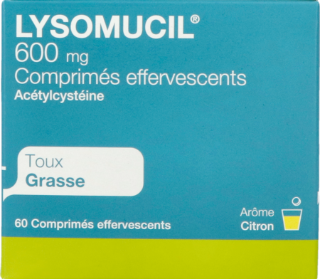 Lysomucil Bruistabl. 600 mg 60