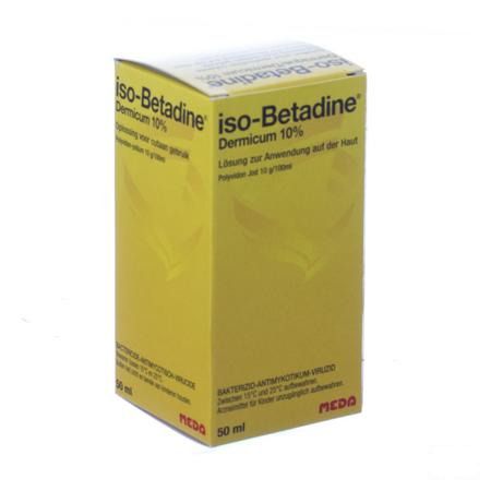 Iso Betadine Dermicum 10% Oplossing Flacon 50 ml