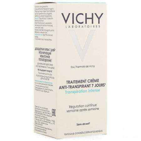 Vichy Deo Transp. Intense Creme 7d 30 ml  -  Vichy