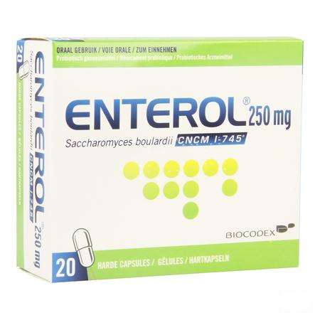 Enterol 250 mg Capsule Harde Dur 20 X 250 mg