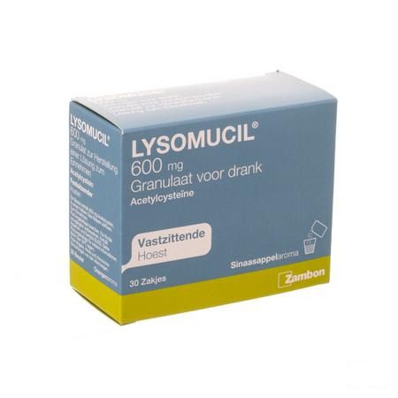Lysomucil 600 Gran Sachets 30 X 600 mg