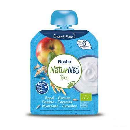 Naturnes Bio Yoghurt Appel Granen 90 gr  -  Nestle