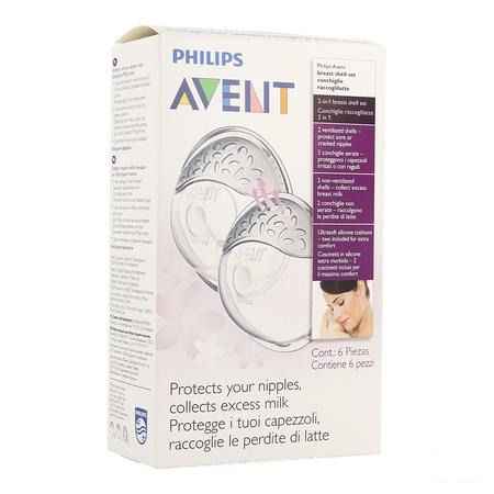 Philips Avent Isis Coquilles Confort 4 Scf157/02  -  Bomedys