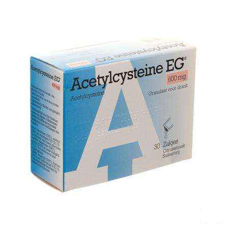 Acetylcysteine EG 600 mg Gran. Vr Drank Zakje 30  -  EG