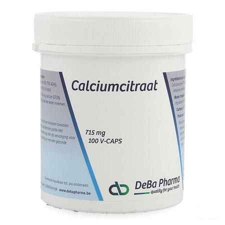 Calciumcitraat V-Capsule 100  -  Deba Pharma