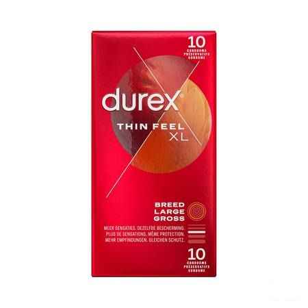 Durex Thin Feel Xl Preservatifs 10