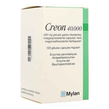 Creon 40000 Capsule Gastroresist 100 X 400 mg 