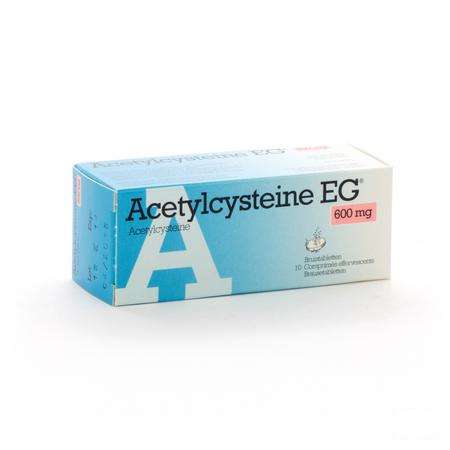 Acetylcysteine EG 600 mg Comprimes Effervescents 10x600 mg  -  EG