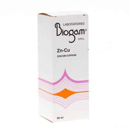 Biogam Zn-cu Flacon 60 ml  -  Sterop
