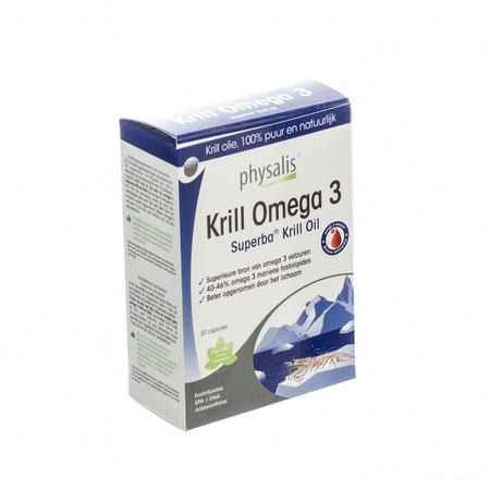 Physalis Krill Omega 3 Capsule 30  -  Keypharm