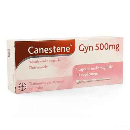 Canestene Gyn 500 mg Zachte Capsule Vaginale gebr.1 + applic