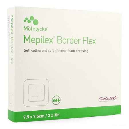 Mepilex Border Flex Verband 7,5x7,5cm 5 595200  -  Molnlycke Healthcare