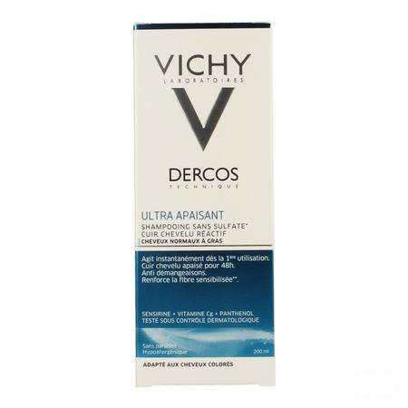 Vichy Dercos Dermo Apaisant Chev. Gras Shampooing 200 ml  -  Vichy
