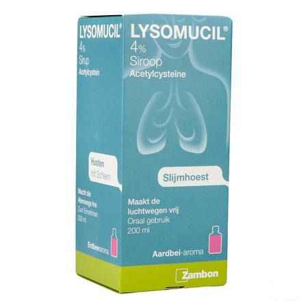 Lysomucil 4% Siroop 200 ml