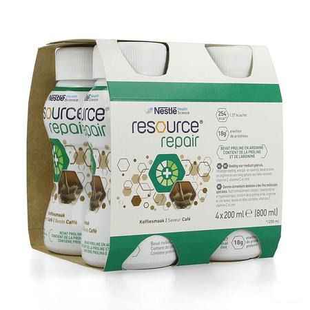 Resource Repair Koffie Fles 4x200 ml  -  Nestle