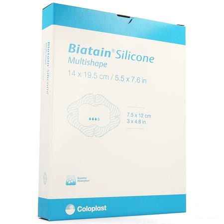 Biatain Silicoon Multishape St 14,0X19,5Cm 5 33408  -  Coloplast