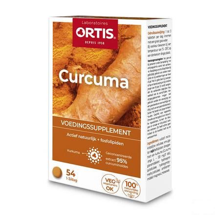 Ortis Curcuma Blister Comprimes 3x18  -  Ortis