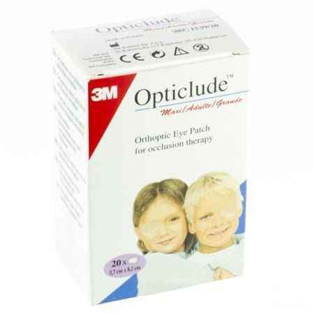 Opticlude 3m Cp Oculaire Stand 82mmx57mm 20 1539  -  3M