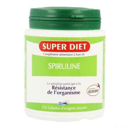 Super Diet Spiruline Ecocert Capsule 120  -  Superdiet Laboratoires